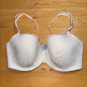 b.tempt’d White Lace Bra